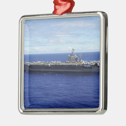 Der Flugzeugträger USS Abraham Lincoln 2 Ornament Aus Metall (Links)