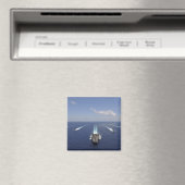 Der Flugzeugträger USS Abraham Lincoln Magnet (In Situ (Geschirrspüler))