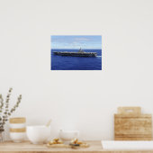Der Flugzeugträger USS Abraham Lincoln Poster (Küche)