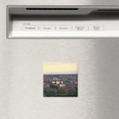 Der Fluss Arno und die Ponte Vecchio in Florenz, Magnet (In Situ (Geschirrspüler))