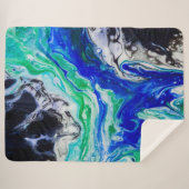 Der Fluss der abstrakten Malerei Sherpadecke (Vorderseite (Horizontal))