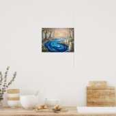 Der Fluss der Erinnerung Poster (Küche)
