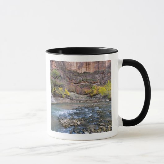 Der Fluss der Jungfrau im Herbst im Nationalpark Z Tasse (Rechts)