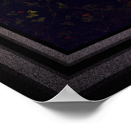 Der Fluss des Lichts durch die Frederic Edwin Chur Poster (Ecke)