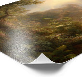 Der Fluss des Lichts, Frederic Edwin Church Fotodruck (Ecke)