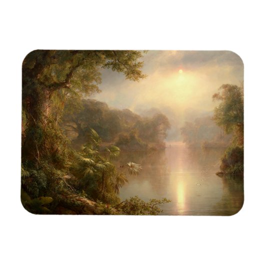 Der Fluss des Lichts, Frederic Edwin Church Magnet (Horizontal)