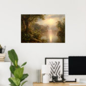 Der Fluss des Lichts, Frederic Edwin Church Poster (Heimbüro)