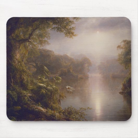 Der Fluss des Lichts (Morgen in den Tropen) Mousepad (Vorne)