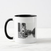 Der Fluss Gera in Erfurt, Thiringia, c.1910 Tasse (Links)