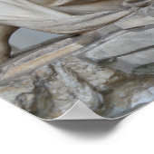 Der Fluss Gott Tiber im Vatikanischen Museum Poster (Ecke)