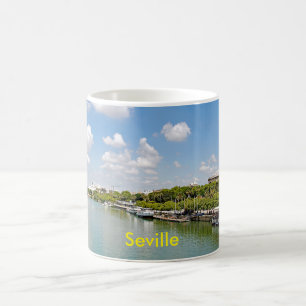 Der Fluss Guadalquivir und der goldene Turm Kaffeetasse
