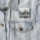 Der Fluss Isar in München, c.1910 Button (Beispiel)
