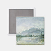 Der Fluss Isere in Grenoble, 1877 Magnet (Vorderseite/Rückseite)