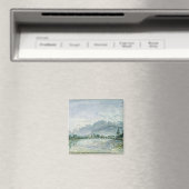 Der Fluss Isere in Grenoble, 1877 Magnet (In Situ (Geschirrspüler))