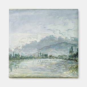 Der Fluss Isere in Grenoble, 1877 Magnet