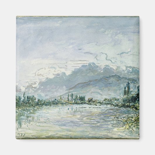 Der Fluss Isere in Grenoble, 1877 Magnet (Vorne)