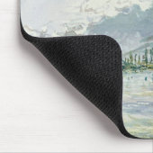 Der Fluss Isere in Grenoble, 1877 Mousepad (Ecke)