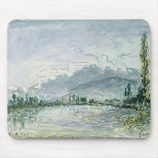 Der Fluss Isere in Grenoble, 1877 Mousepad (Vorne)