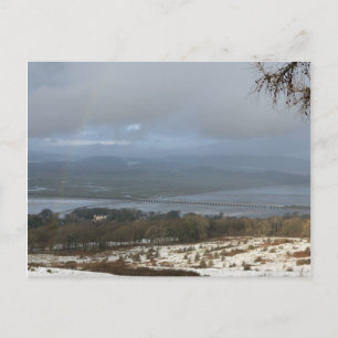 Der Fluss Kent Winter Postkarte