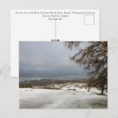 Der Fluss Kent Winter Postkarte (Vorne/Hinten)