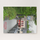 Der Fluss Liffey Kilcullen. Weihnachtsgrüße Puzzle (Horizontal)