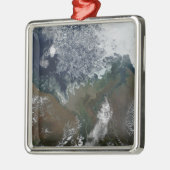 Der Fluss Mackenzie emporströmt in die Bucht von M Ornament Aus Metall (Links)