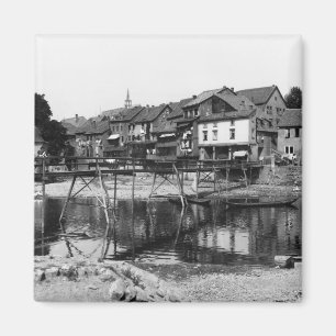 Der Fluss Nahe, Bad Kreuznach, c.1910 Magnet