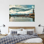 Der Fluss Ness, Inverness Leinwanddruck (Insitu (Schlafzimmer))