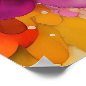 Der Fluss Otter | Farbige digitale Malerei Poster (Ecke)