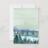 Der Fluss Pemi | UAwg mit Wasserfarbe/Wahl RSVP Karte (Rückseite)