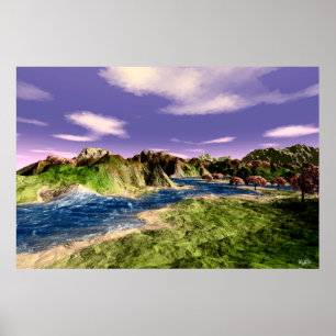 Der Fluss Poster