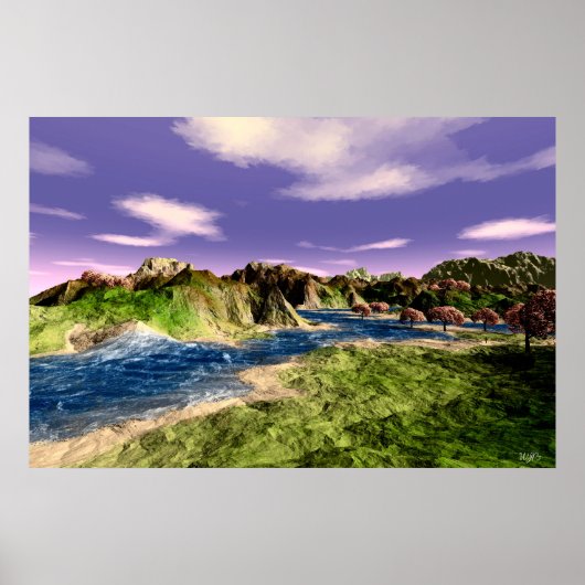 Der Fluss Poster (Vorne)