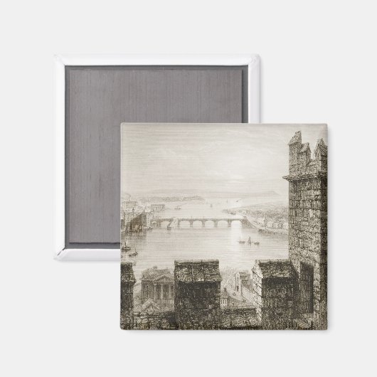 Der Fluss Shannon und Limerick Magnet (Vorderseite/Rückseite)