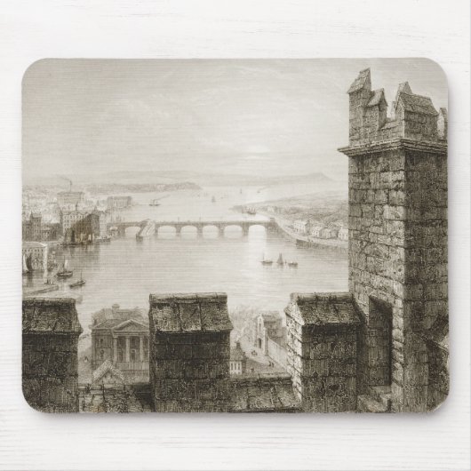 Der Fluss Shannon und Limerick Mousepad (Vorne)