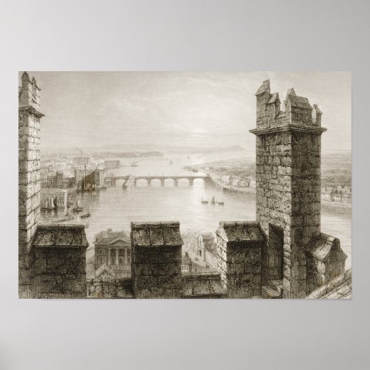 Der Fluss Shannon und Limerick Poster (Vorne)