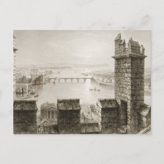 Der Fluss Shannon und Limerick Postkarte (Vorderseite)