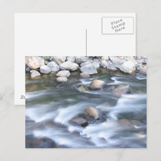 Der Fluss Truckee Postkarte (Vorne/Hinten)