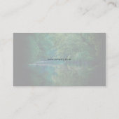 Der Fluss • Visitenkarte-Schablone Visitenkarte (Rückseite)