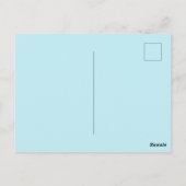 Der Fluss Weg Postkarte (Rückseite)