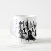 Der flüsternde Friedhof Kaffeetasse (Vorderseite Links)