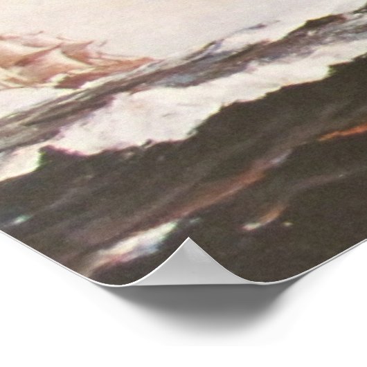 DER FLYING CLOUD POSTER (Ecke)