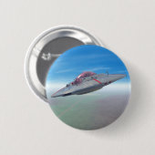 Der Flying Saucer-Button Button (Vorne & Hinten)