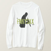 Der FnkySax Player Long Sleeve T - Shirt (Design vorne)