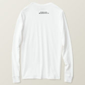 Der FnkySax Player Long Sleeve T - Shirt (Design Rückseite)