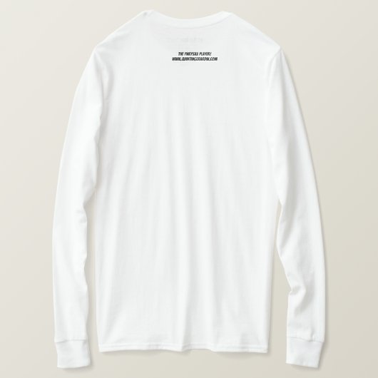 Der FnkySax Player Long Sleeve T - Shirt (Design Rückseite)