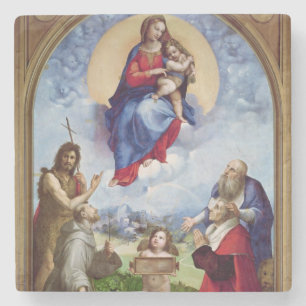 Der Foligno Madonna, c.1511-12 Steinuntersetzer