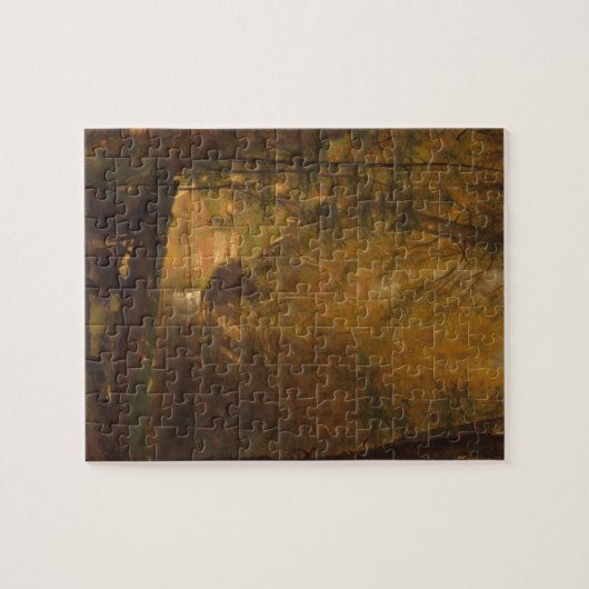 Der Forellenpool (1870) Artwork - Jigsaw Puzzle (Horizontal)