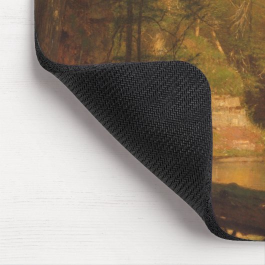 Der Forellenpool (1870) Artwork - Mousepad (Ecke)