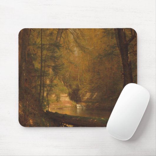 Der Forellenpool (1870) Artwork - Mousepad (Mit Mouse)