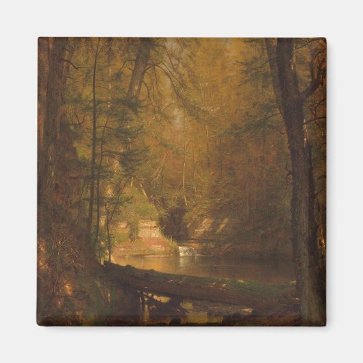 Der Forellenpool (1870) - Kunstwerk - Magnet (Vorne)
